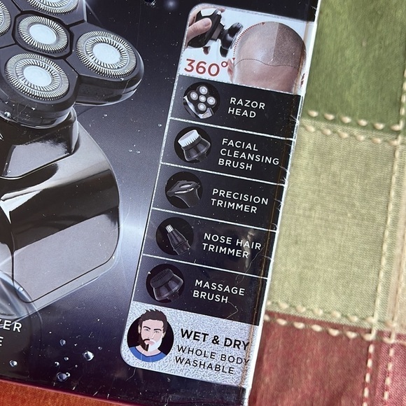 Brand New 5-in-1 Electric Wet/Dry Bald Head Shaver for Men Cordless Palm Sized - Picture 9 of 15